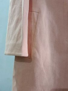 Peach Trench Coat