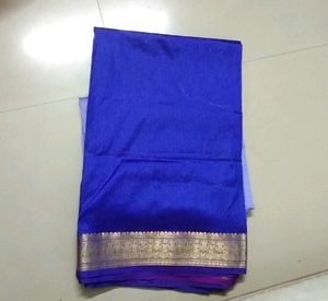 Original Silk Saree Royal Blue