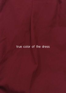 Maroon Dress