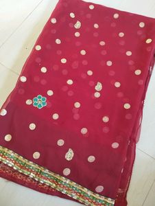 Saree With Stiched Blouse