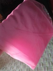 Elegant Pink Dupatta with Embellished Border