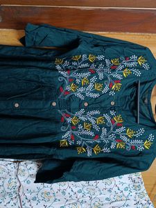 New Naira Cut Kurti With Sharaa