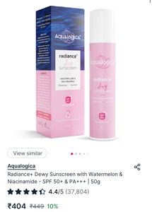 Aqualogica Radiance+ Dewy Sunscreen