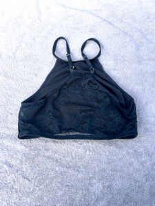 H&amp;M Lace Velvet Bralette / Crop Top