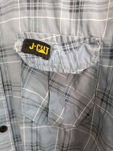 M Size Check Shirt
