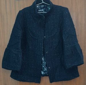 SOCIE  Sparkle Tweed Blazer