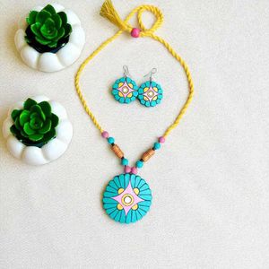 Unique handmade Terracotta Jewelry Set