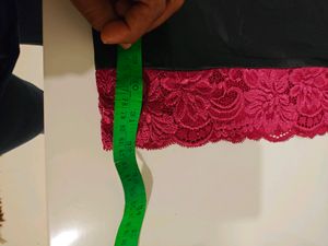 Price 💧 Beautiful Pink And Black Night Wear S