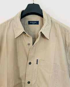 GUESS Beige Casual Shirt
