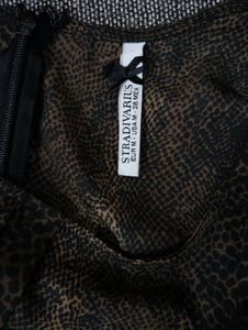 Snakeskin Print Mini Dress