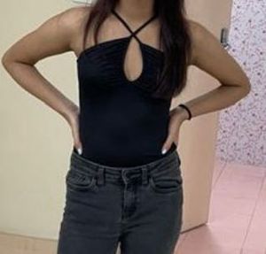 h&amp;m Black Bodysuit