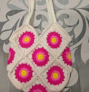 crochet lovely bag
