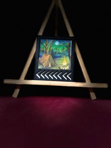 Set of 6 Small Canvas Framed Painting