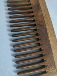 Wide Wooden Hair Comb
