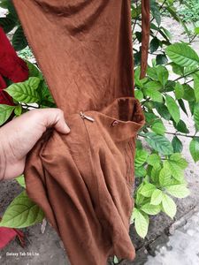 VELEVET HANDEMBROIDERY RUSTY BROEN DUNGREE
