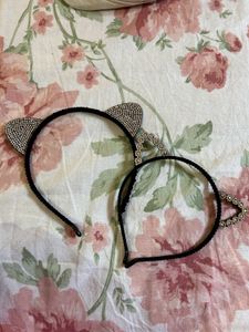 Cat Ear Headband Set