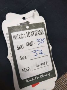 B@38 Size-32 Slim Jeans