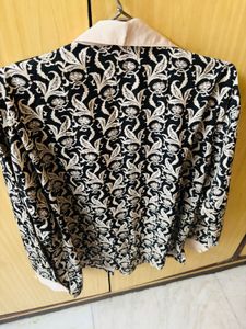 Vintage Paisley Print Blazer