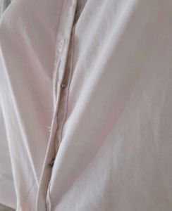 Elegant White 3/4 Sleeve Shirt
