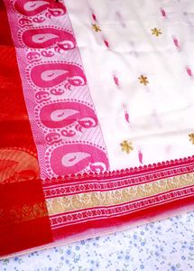 Handloom Pattu Silk Saree With Blouse