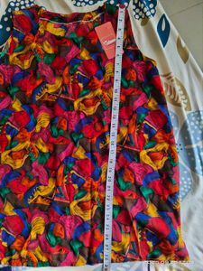 Colorful Print Top - XL - 42