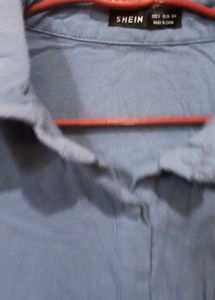 Blue Shirt Slightly Faded