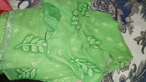 3saree combo with stiched blouse