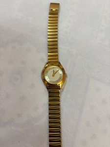 Titan Elegant Gold-Tone Wristwatch