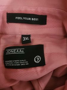 Pink Silk Full Hands Shirts