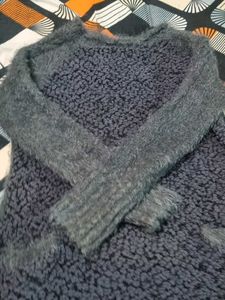 Cozy Grey Knit Sweater