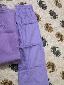 Beautiful Festive Suit Along With Organza Dupatta