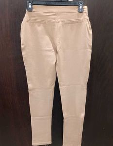 Beige Casual Pants