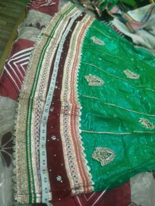 Beautiful Emerald Green Lehenga
