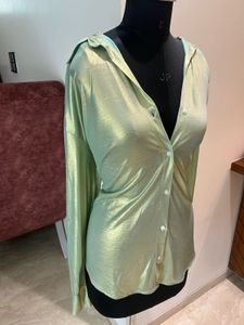 Mint Metallic Shirt