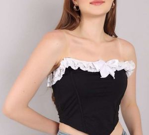 Black Lace  Corset Top
