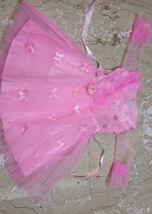 Fairy Frock Set For 5 To 6 Years Girl