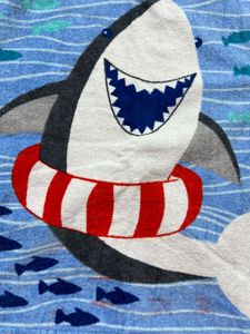 Shark Towel Poncho - Kids Size