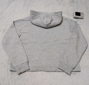 Converse cropped Grey Hoodie