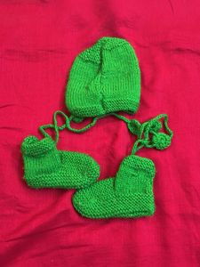 Handmade Knitted Baby Set