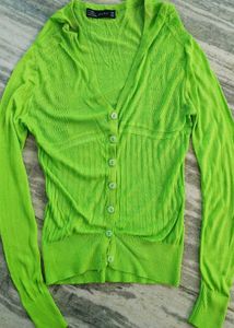 Zara Green Cardigan