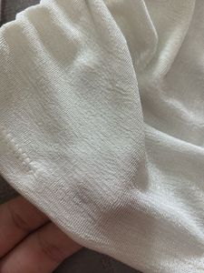 White One Shoulder Crop Top