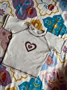 Cute Heart Graphic Tee
