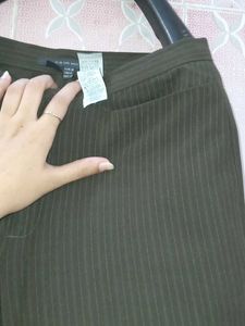 ZARA BASIC LIMITED EDITION Brown Career Pants