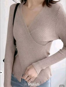 New with tag Pinterest Chic Wrap Front Long Sleeve