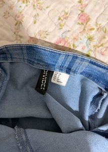 H&amp;M Denim Blue Mini Dress