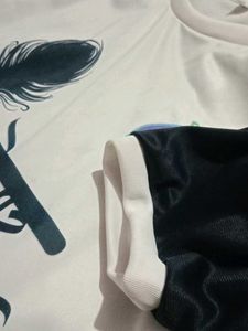 Graphic Print Raglan T-shirt