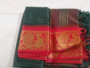 Handmade Pure Kanchi Pattu Rashmika Mandana Saree