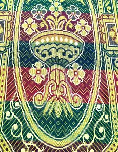 Vintage Style Floral Tapestry