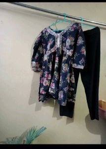 Alia Cut Kurta With Straight Pant