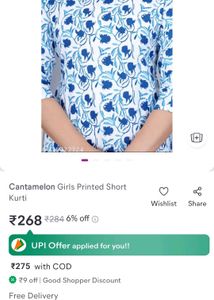 Floral Print Tunic Top Size:-s